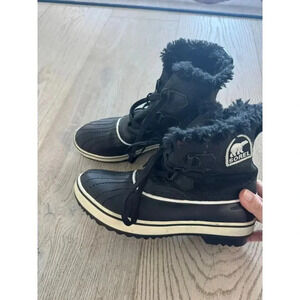 SOREL Women's‎ Black/Turtledove NL1631-010 Tivoli Snow Boot - 8